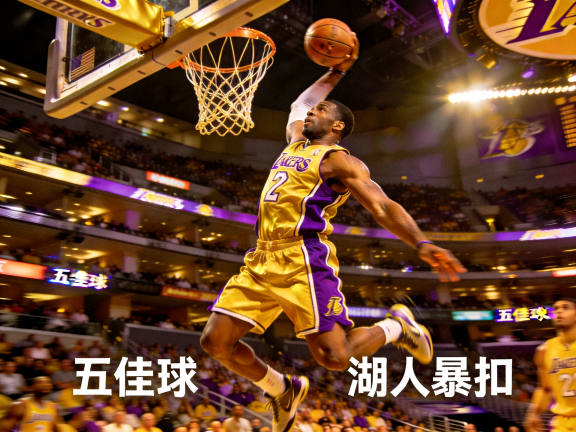 篮球五佳球 湖人暴扣